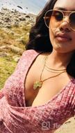 img 1 attached to Exquisite 18k Gold Plated Women's Africa Map Pendant Necklace: Timeless Elegance and Cultural Pride review by Tara Farmer