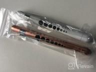 img 1 attached to 2 Pcs Reusable LED Penlight W/Pupil Gauge For Nurses & Doctors - Rose Gold & White review by Brian Hazzard