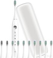 whitening electric toothbrush for adults - perfect for travel logo