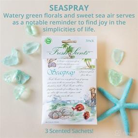 img 3 attached to 🌊 Experience the Refreshing Ocean Breeze with WILLOWBROOK Fresh Scents Scented Sachets - Seaspray