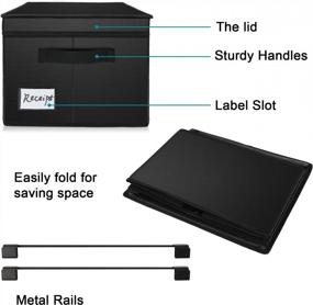 img 1 attached to JUNDUN Fireproof File Box- Organize And Protect Legal Size Documents With This Portable Storage Solution For Home Or Office