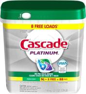 🧼 powerful cleaning with cascade platinum actionpacs dishwasher detergent (88 ct.) - fresh scent! logo