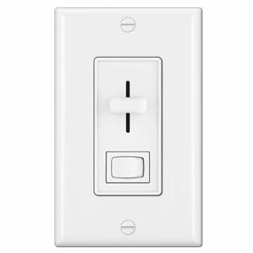 img 4 attached to Ultimate Lighting Control: BESTTEN'S Dimmer Switch For Various Bulbs, Single-Pole Or 3-Way, With Vertical Slider And On/Off Rocker, UL Listed In White