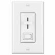 ultimate lighting control: bestten's dimmer switch for various bulbs, single-pole or 3-way, with vertical slider and on/off rocker, ul listed in white logo