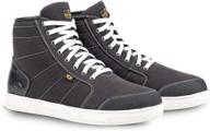 cortech blvd freshman riding shoes (size 8) in black/white – sleek and stylish footwear for motorcyclists logo