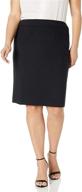 👗 calvin klein women's straight charcoal skirt: effortless elegance for stylish women logo