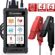 launch crb5001 obd2 scanner: advanced 3-in-1 code reader, battery tester, and diagnostic scan tool for 12v batteries - lifetime free upgrades included логотип
