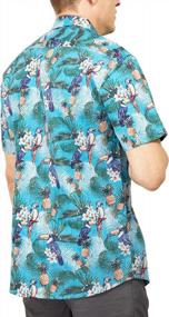 img 3 attached to Испытайте стильное лето с гавайскими рубашками Visive'S для мужчин - мужская рубашка с коротким рукавом на пуговицах / вверху
