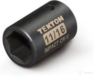 tekton 47754 1/2-inch drive x 11/16-inch impact socket: reliable 6-point tool for heavy-duty applications логотип