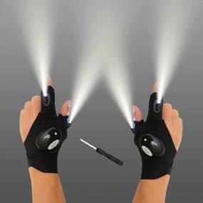 img 4 attached to NOSUBO LED Flashlight Gloves: Hands-Free Gadgets Tool For Fishing, Camping & Outdoor Activities - Perfect Father'S Day/Birthday Gift Idea!