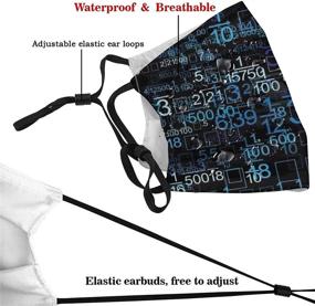 img 1 attached to Distance Formula Teacher Washable Adjustable Women's Accessories at Scarves & Wraps