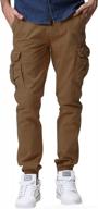 men's twill jogger pants: perfect match for comfort & style! logo