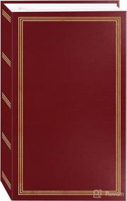 img 3 attached to 📸 BURGUNDY 3-Ring Pocket Album for 504 4"x6" Photos – Convenient and Stylish Storage Solution