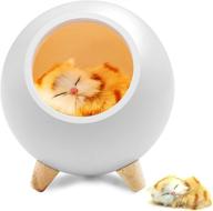 cute cat house night light for kids and nursery bedroom – upgraded bluetooth speaker, kawaii room decor for cat lovers; ideal gifts for wife, mom, and children логотип