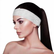 50-pack disposable spa facial headbands with easy closure - appearus logo