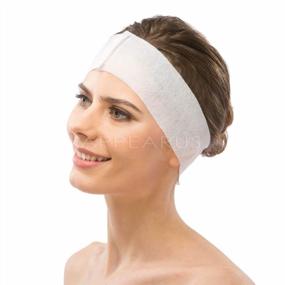 img 1 attached to 50-Pack Disposable Spa Facial Headbands With Easy Closure - APPEARUS