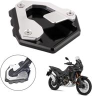 🏍️ anxin motorcycle crf1000l africa twin 2016-2022 black kickstand extension plate support pad cnc логотип