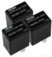 🔌 pack of 3 song chuan 871-1c-c-r1u01 12vdc micro 280 spdt 20/35a relay, 1 form c logo