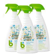 🧴 babyganics multi surface cleaner, fragrance-free, 32oz spray bottle 3-pack logo