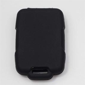 img 2 attached to 🔑 Btopars Rubber Key Fob Cover - Keyless Protector for Chevrolet/GMC 2014-2021 Models - Black & Gray