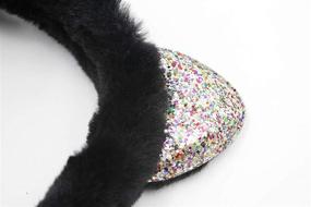 img 2 attached to Orityle Winter Foldable Earmuff Sequins Girls' Accessories and Cold Weather