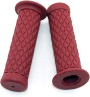 motorcycle grips non-slip rubber 7/8" 22mm 24mm bar end comfort hand handlebar thruster grip logo