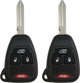 img 4 attached to 2 Pack Keyless2Go Replacement Car Keyless Entry Remote for Vehicles with 4 Button M3N5WY72XX