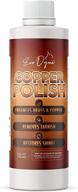 copper polish 8 oz bottle brass logo