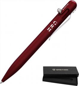 img 2 attached to Customizable BASTION Bolt Action Pen - Engraved With Up To 6 Characters - Aluminum Retractable EDC Executive Ballpoint Pen - Comes In Luxury Gift Box - Perfect For Personal Or Professional Use