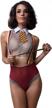 women's sheer burgundy schoolgirl fantasy cosplay bodysuit lingerie costume by yandy logo