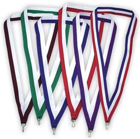 img 2 attached to Customize Your Awards With PinMart'S Multi-Color Striped Neck Ribbons