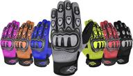 alpha cycle gear moto sports gloves (black/gray motorcycle & powersports logo