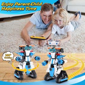 img 1 attached to STEM Robot Building Kit For Kids Ages 8-12: Remote APP Controlled Educational Birthday Gifts (358 Pieces)