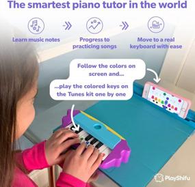 img 2 attached to Plugo Tunes Piano Kit - Fun & Easy Musical Learning System Without Gamepad By PlayShifu