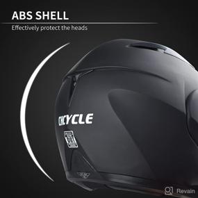 img 2 attached to 🏍️ CHCYCLE Motorcycle Modular Full Face Helmets Flip up: Versatile Protective Gear for Men and Women - DOT Approved