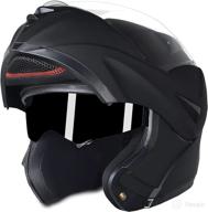 🏍️ chcycle motorcycle modular full face helmets flip up: versatile protective gear for men and women - dot approved logo