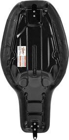 img 2 attached to SLMOTO Diamond Driver & Rear Passenger Seat: Perfect Fit for Harley Dyna Super Glide Street Bob Wide Glide Fat Bob Low Rider Switchback 2006-2017 - Black Stitching