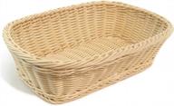 colorbasket hand woven waterproof rectangular basket, natural color logo