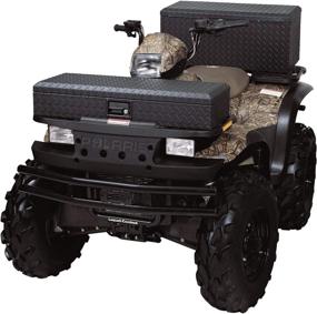 img 1 attached to Lund 288272 Challenger Series ATV Front Storage Box, Black with Enhanced Visibility