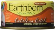 🐱 earthborn holistic catalina catch grain free canned cat food - 3 oz, case of 24: premium quality and taste for your feline companion логотип