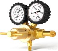 meanlin measure heavy-duty helium regulator with double 🔩 pressure gauge - 0-800psi cga580 inlet, 1/4'' male connector logo