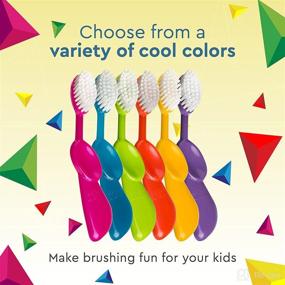 img 1 attached to 👍 Approved Children's RADIUS Toothbrush: Designed for Effective Oral Care