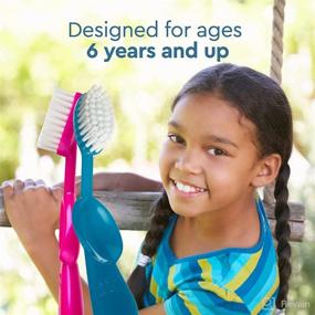 img 3 attached to 👍 Approved Children's RADIUS Toothbrush: Designed for Effective Oral Care