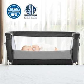 img 2 attached to 👶 SYCYH Baby Bassinet Bedside Sleeper: Easy-to-Assemble Co-Sleep Crib for Newborns with Safe Breathable Mesh