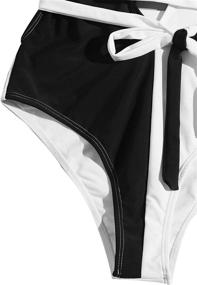 img 1 attached to SweatyRocks Womens Basic Criss Swimwear Women's Clothing : Swimsuits & Cover Ups