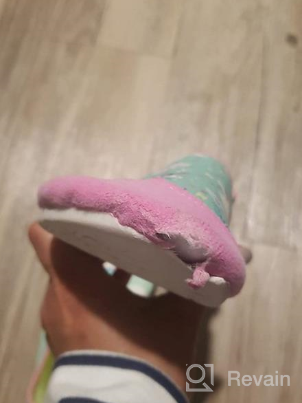 img 1 attached to 🦄 Hiitave Non Slip Barefoot Toddler Unicorn Girls' Shoes - Perfect for Active Little Feet! review by Dana King