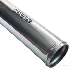 img 3 attached to 🔩 11.8" Ronteix Universal Polished Aluminum Tubing Pipe, Straight Design, 2" (51mm) O.D., Length