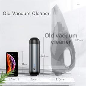 img 1 attached to 🧹 Baseus Mini Portable Cordless Handheld Vacuum Cleaner – Ideal for Home, Car, and Pet Hair Removal