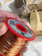 img 1 attached to Enameled Copper Magnet Wire - BNTECHGO 24 AWG - 3.0 Lb Spool - 0.0197" Diameter - Temperature Rating 155℃ - Ideal For Transformers And Inductors review by Howie Broyles
