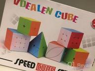 img 1 attached to 6-Pack Speed Cube Set: 2X2 3X3 4X4 Pyramid Skewb Ivy Stickerless Puzzle Cubes - Perfect Christmas/Birthday Gift For Kids, Teens & Adults! review by George Mendoza